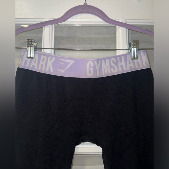 Small Gym shark cropped compression Leggings - Picture 3 of 5